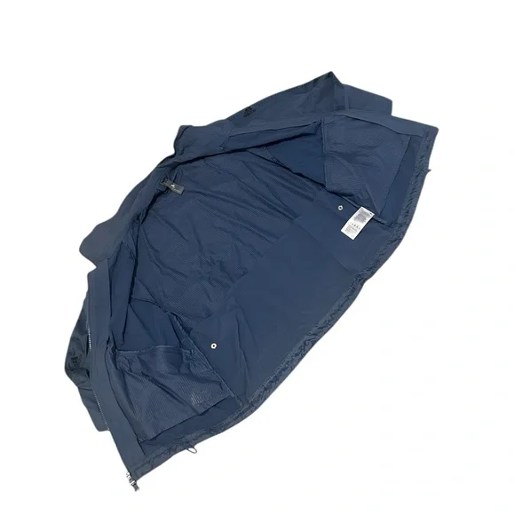 Adidas by Stella McCartney steel Blue zip up lightweight windbreaker Jacket xs - Picture 11 of 13